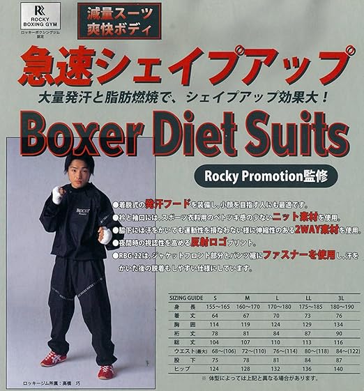 Amazon Co Jp Newプロボクサー愛用ボクサーダイエットサウナスーツｓサイズ チャック無し 服 ファッション小物