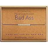 KGBNCIE Inspirational Gifts for Women, Morse Code Funny Gifts Bracelets for Women, Morse Code Bracelets Friend Gifts