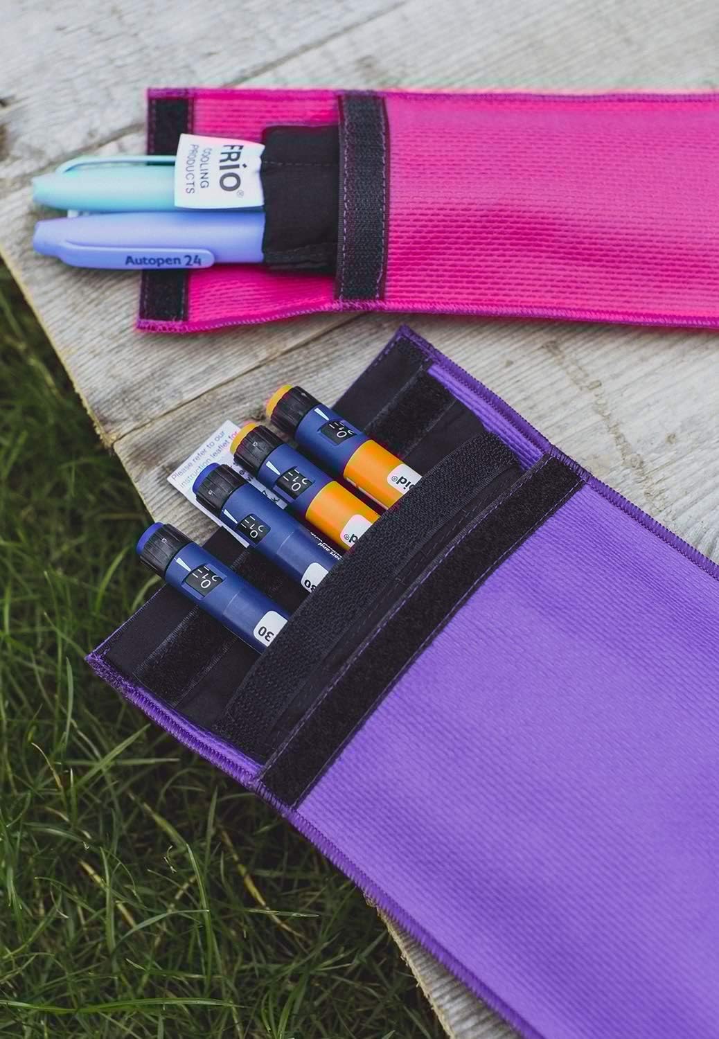FRIO Large Insulin Cooling Carrying Case/Wallet - Blue - Evaporative Cooler - Keeps Insulin Cool Without Ever Needing ice Packs or Refrigeration! Accept NO Imitation!-Low Shipping Rates-: Health & Personal Care