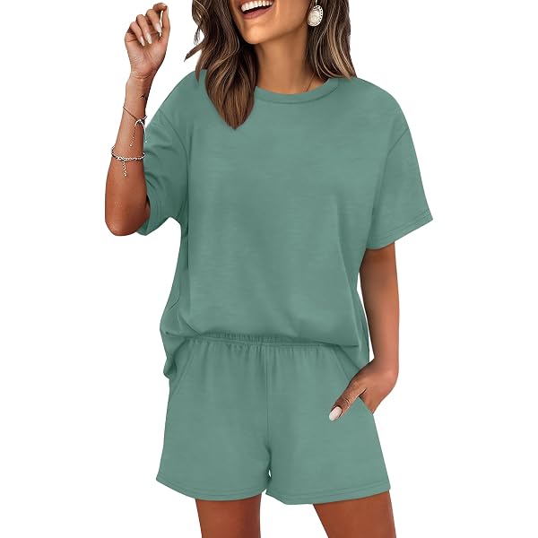 Opemiby Womens 2 Piece Skort Set 2026 Color Block Short Sleeve Top Drawstring Skort Matching Sets Casual Lounge Summer Outfit Opemiby Womens 2 Piece Skort Set 2026 Color Block Short Sleeve Top Drawstring Skort Matching Sets Casual Lounge Summer Outfit