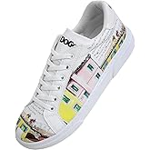 DOGO White Sneakers for Women - Handmade Women's Fashion Sneakers, Vegan Leather and Unique Design, Comfortable Shoes for Women, Ace Sneakers