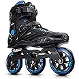 Inline Skates, 3 Wheels 110mm Roller Skates Blades for Adult Women Men, Professional Outdoor Fitness Inline Speed Skates for Unisex