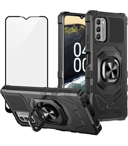 Kukoufey Case For Nokia C20, Phone With Stand Shockproof Case For Nokia C10 TA-1342 / C20 TA-1339 TA-1348 TA-1352 TA-1356 Case Cover Red - View #11