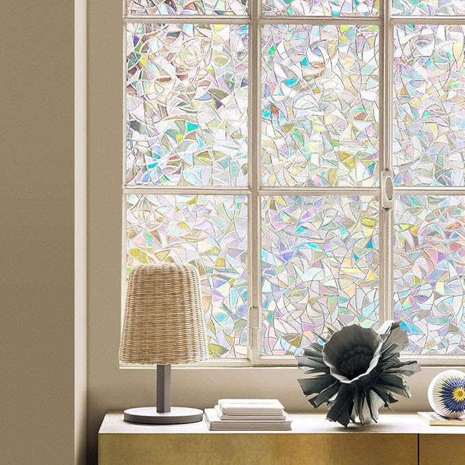 Lemon Cloud 3D NonAdhesive Window Film Decorative Privacy Static