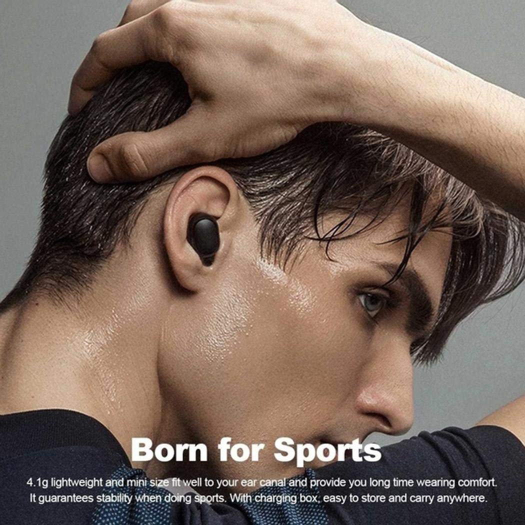 Zimrio Écouteurs sans Fil Auto Pairing in-Ear Micro intégré Bluetooth Écouteur Casques et écouteurs