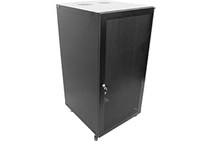 22U Wall Mount Network Server Cabinet Rack Enclosure Ventilated Door Lock 600mm Deep (22U)