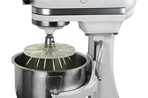 Whisk Wiper® PRO compatible with KitchenAid Bowl-Lift Stand Mixers - Mix Without The Mess - The Ultimate Stand Mixer Accessory - Only Compatible With 6-Wire Whisks (Color: Clear)
