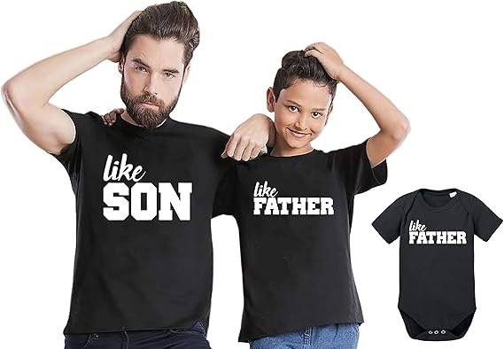 Sambosa Like Father Son Partenaire T Shirt Pere Fils Enfant Bebe Body Meilleur Cadeau D Anniversaire Look Partenaire Amazon Fr Vetements Et Accessoires