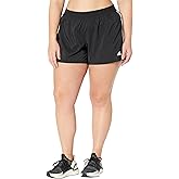 Adidas Women's 3-Stripes Woven Shorts, Legend