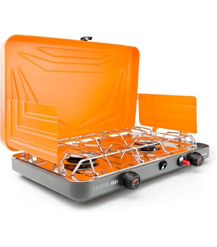 Primus KINJIA Camp Gas Stove with 2 Burners, Multicolor, One Size