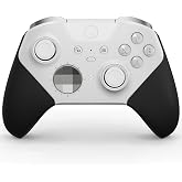 Xbox Wireless Gaming Controller | Elite Series 2 Core | Robot White | | Adjustable Thumbsticks, Trigger Locks, XBOX Wireless, Bluetooth, USB-C, Play across Console &amp; PC &amp; Cloud Devices