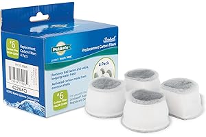 PetSafe Drinkwell Replacement Carbon Filters, Dog and Cat Ceramic and 2 Gallon Water Fountain Filters