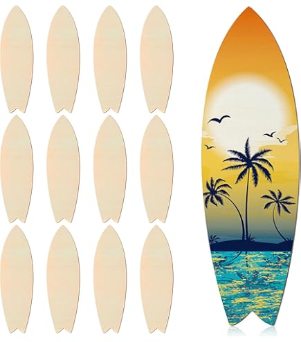 Amazon.com: Handcrafted Wooden Mini Surfboard - Perfect for Surf
