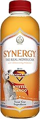 SYNERGY The Real Kombucha - Mystic Mango - 16 fl oz Bottle - Raw Probiotic Drink for Gut Health and Immune Support
