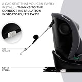 Kinderkraft I-Grow I-Size 40-150 cm 360° Rotating Car Seat Gray view 5