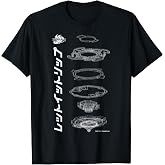 Beyblade Schematic White T-Shirt