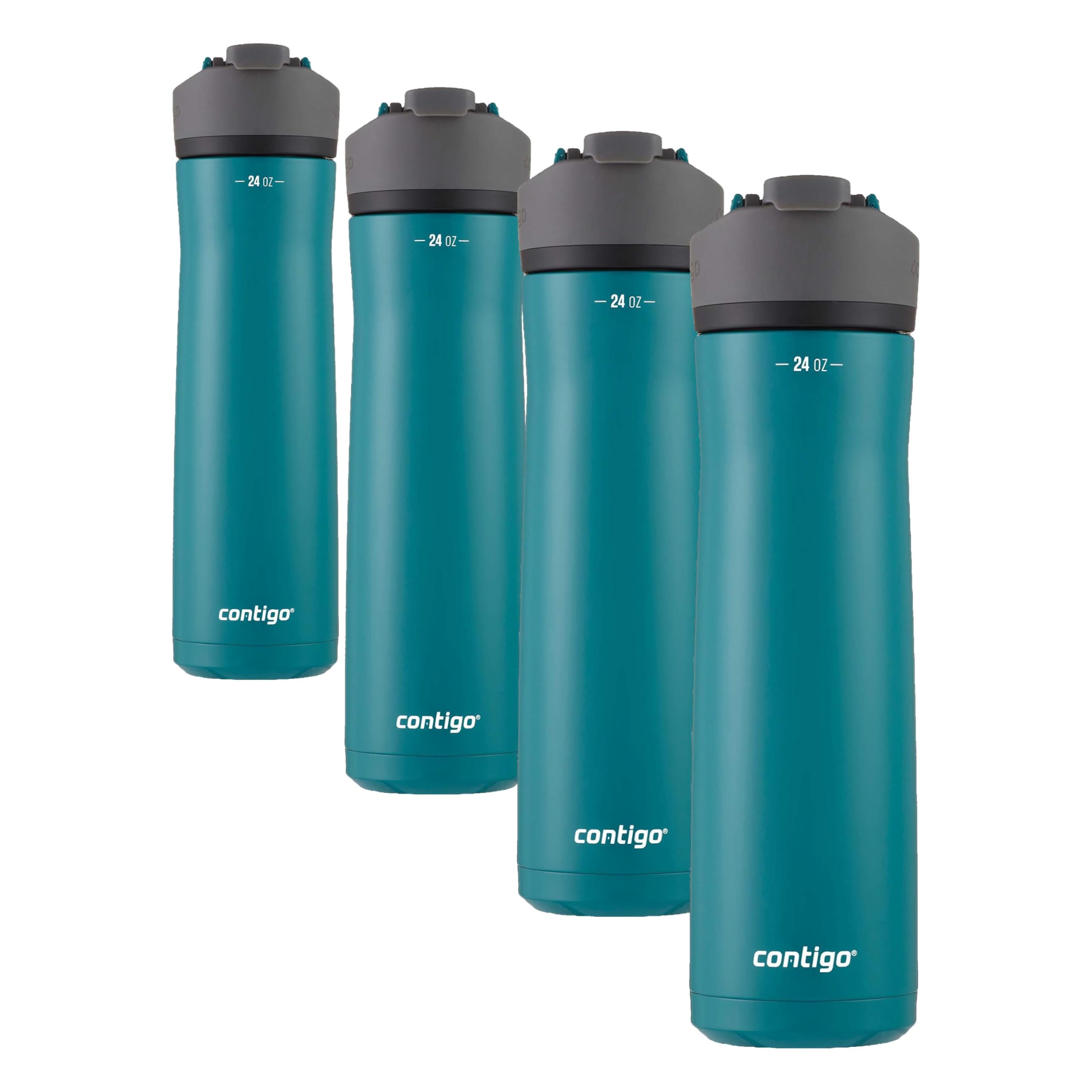 Contigo Cortland Chill 2.0, 24oz., Stainless Steel Water Bottle with AUTOSEAL Lid (Pack of 4) Image