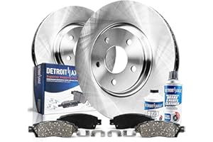 Detroit Axle - Rear Brake Kit for Nissan Murano Pathfinder Quest Infiniti FX35 FX37 FX45 JX35 M37 M56 Q50 QX70 Q60 Q70 Q70L Disc Brake Rotors Ceramic Brakes Pads Replacement : 12.13" inch Rotor