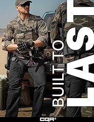 CQR Men's Tactical Pants, Water Resistant Ripstop