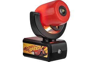 Projectables Pixar Cars LED Kids Night Light, Plug-In, Projector, Dusk-to-Dawn, Lightning McQueen, Galaxy Light, Hallway, Bedroom, Nursery, Playroom, Gaming Room, 11740