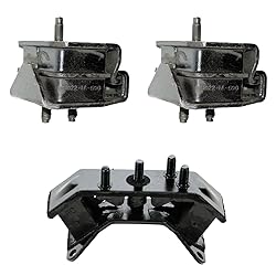 TRQ 3pc Engine & Transmission Mount Kit Set for