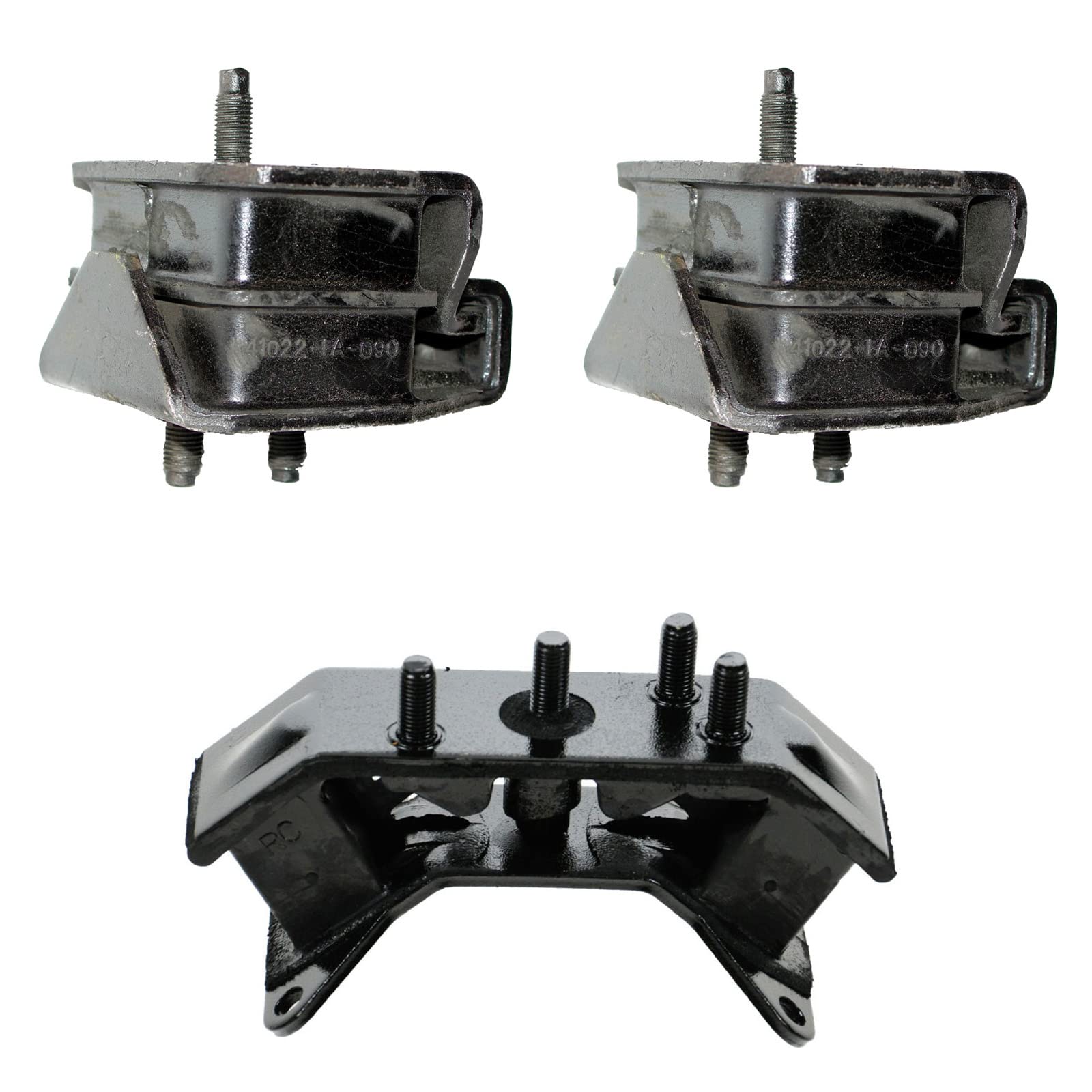 TRQ 3pc Engine & Transmission Mount Kit Set for