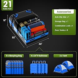 APTY 21 Cubic Feet Car Rooftop Cargo Bag