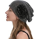 ZLYC Women Lightweight Slouchy Beanie Hat Thin Knit Skull Cap Summer Chemo Headwear