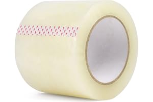 SINBDLAI 6 Mil Greenhouse Repair Tape, 4" x164' Clear Greenhouse Film Repair Tape, Waterproof and UV Resistant Plastic Sheeting Tapes for Green House