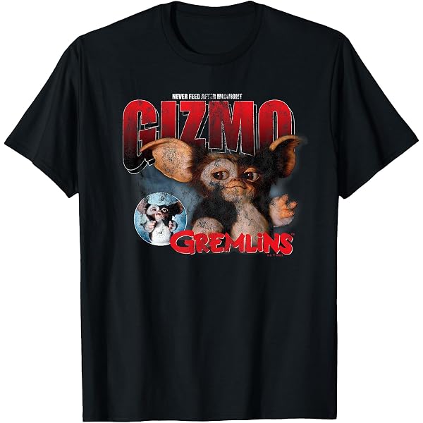 Amazon.com: Bioworld Gremlins Gizmo Black T-Shirt-S : Clothing