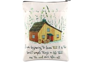 BWWKTOP Little House Book Sleeve Laura Fans Gifts I Am Beginning To Learn That It Is The Sweet Simple Things In Life That Are