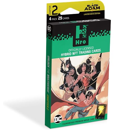 hro booster box Hro DC Events Hybrid NFT Trading Card Booster Box [5 Booster Packs]
