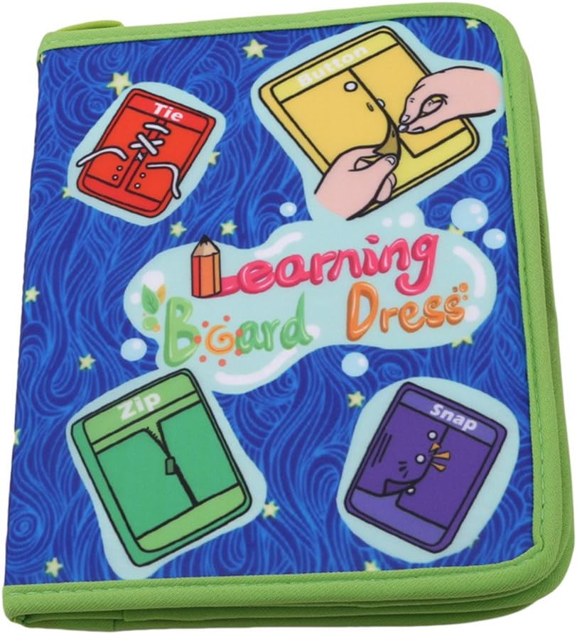 Flybloom Learn to Dress Boards Quiet Book Early Learning Basic Life Skills Toys