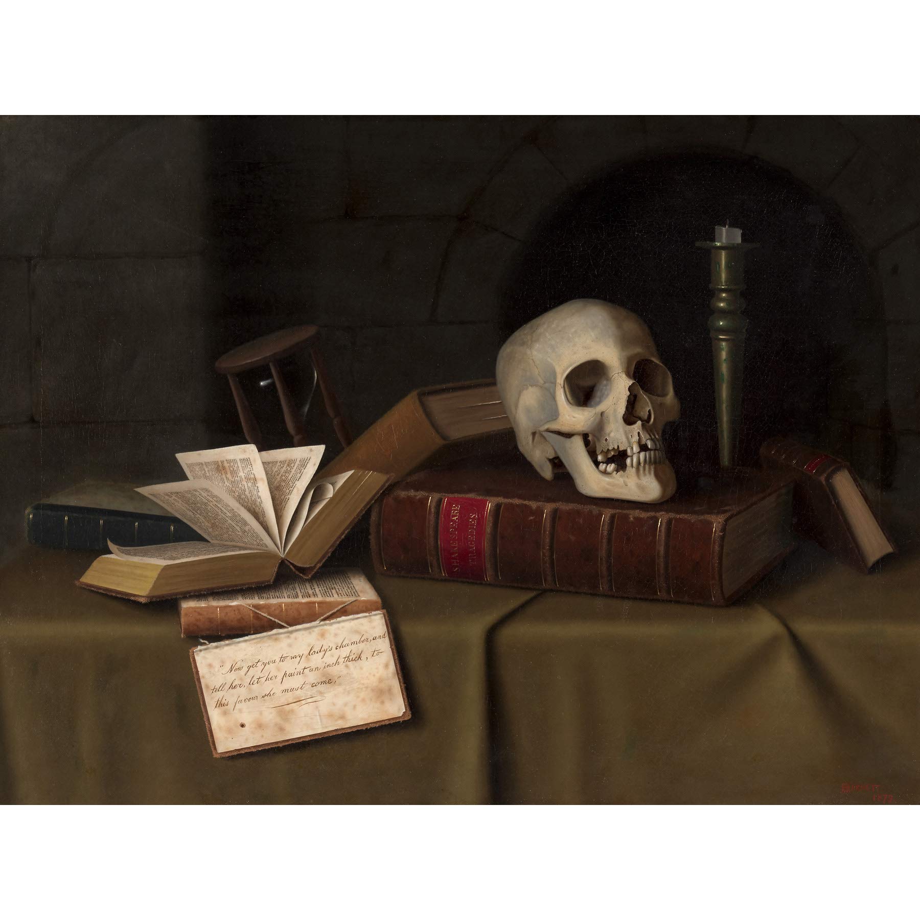 Artery8 Harnett Memento Mori To This Favour Premium Wall Art Canvas Print 18X24 Inch