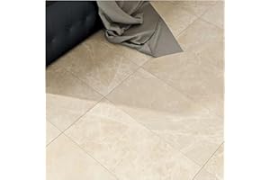 Tenedos Chantilly 12x24 Beige Cream Porcelain Tile – 1 Piece for Floor, Wall, Kitchen Backsplash, Bathroom Shower, and Fireplace, Durable Modern Design