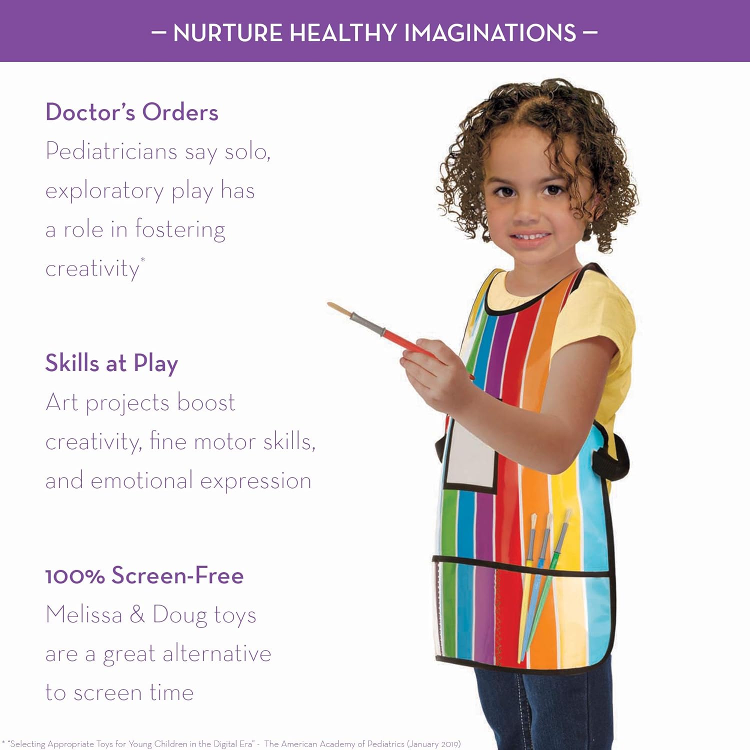 melissa and doug art smock