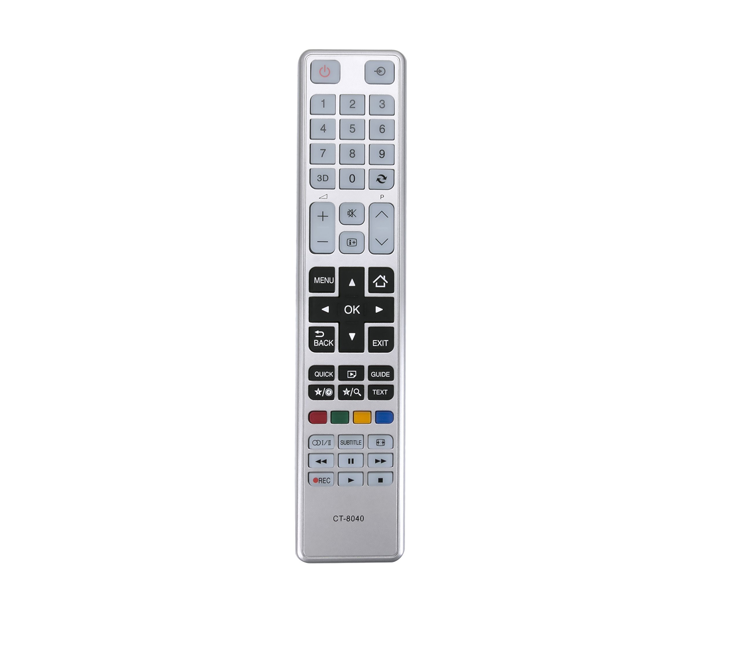Vinabty CT-8040 TV remote control for Toshiba 40t5445dg 48l5435dg 48l5441dg 40t5445dg 48l5435dg 48l5441dg 48l5455r 40T5445DG 48L5435DG 48L5441DG 48L5455R 40T5445DG 48L5435DG 48L5441DG 48L5455R