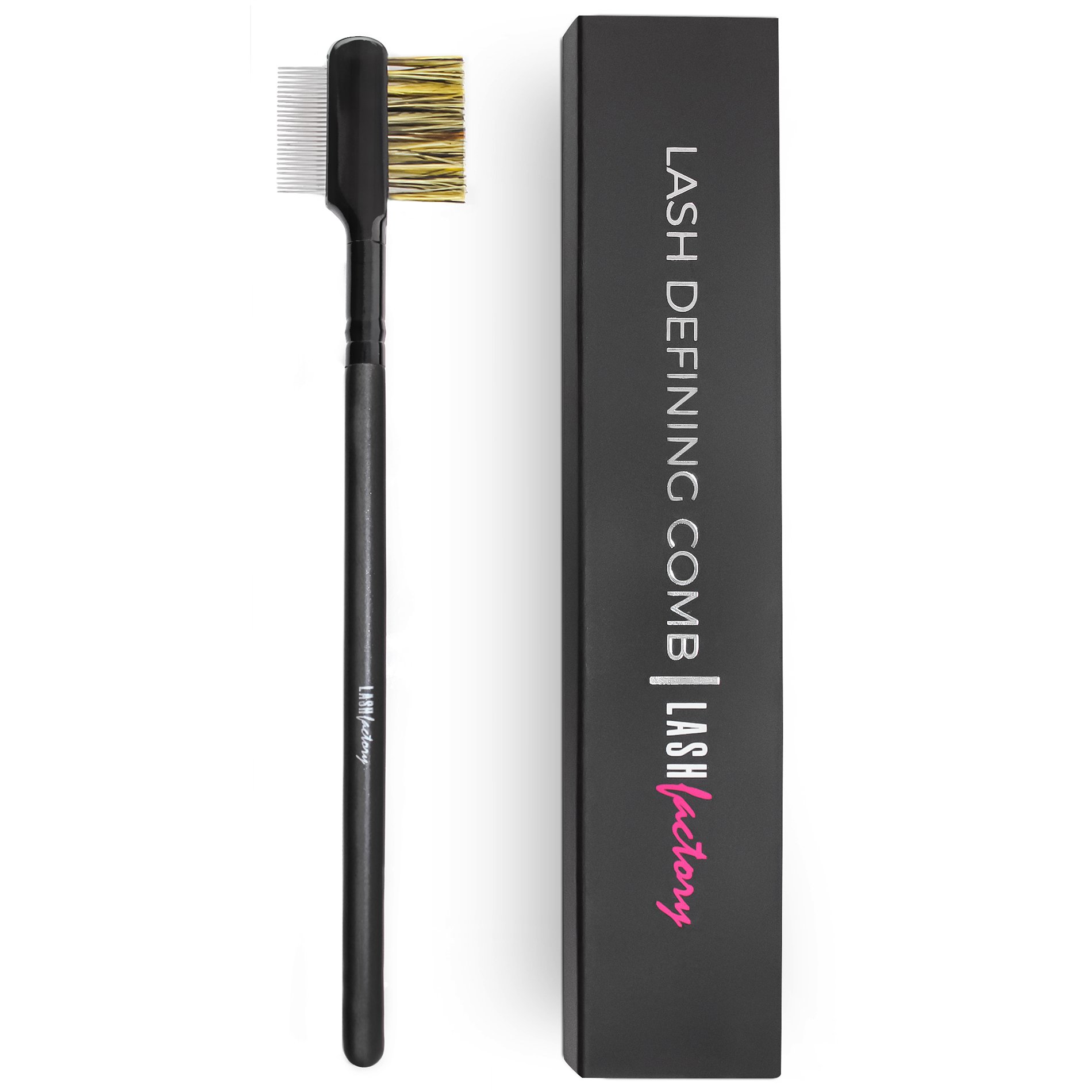 Premium Eyelash Comb & Eyebrow Brush Combo, Define your Brow and Lashes