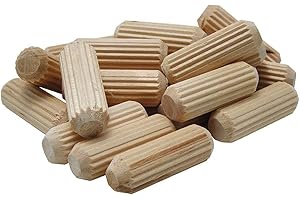 Handyct Fluted Wood Dowels 5mm X 30mm Pack of 24