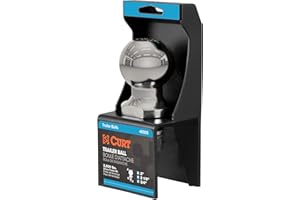 CURT Manufacturing 40082 2 In. Diameter Stainless Trailer Ball, Packaged