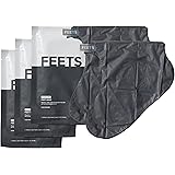FEETS Hydrating Foot Mask with Tea Tree and Peppermint (3-Pack) | Perfect for Men and Women | Deeply Moisturizes Full Foot an