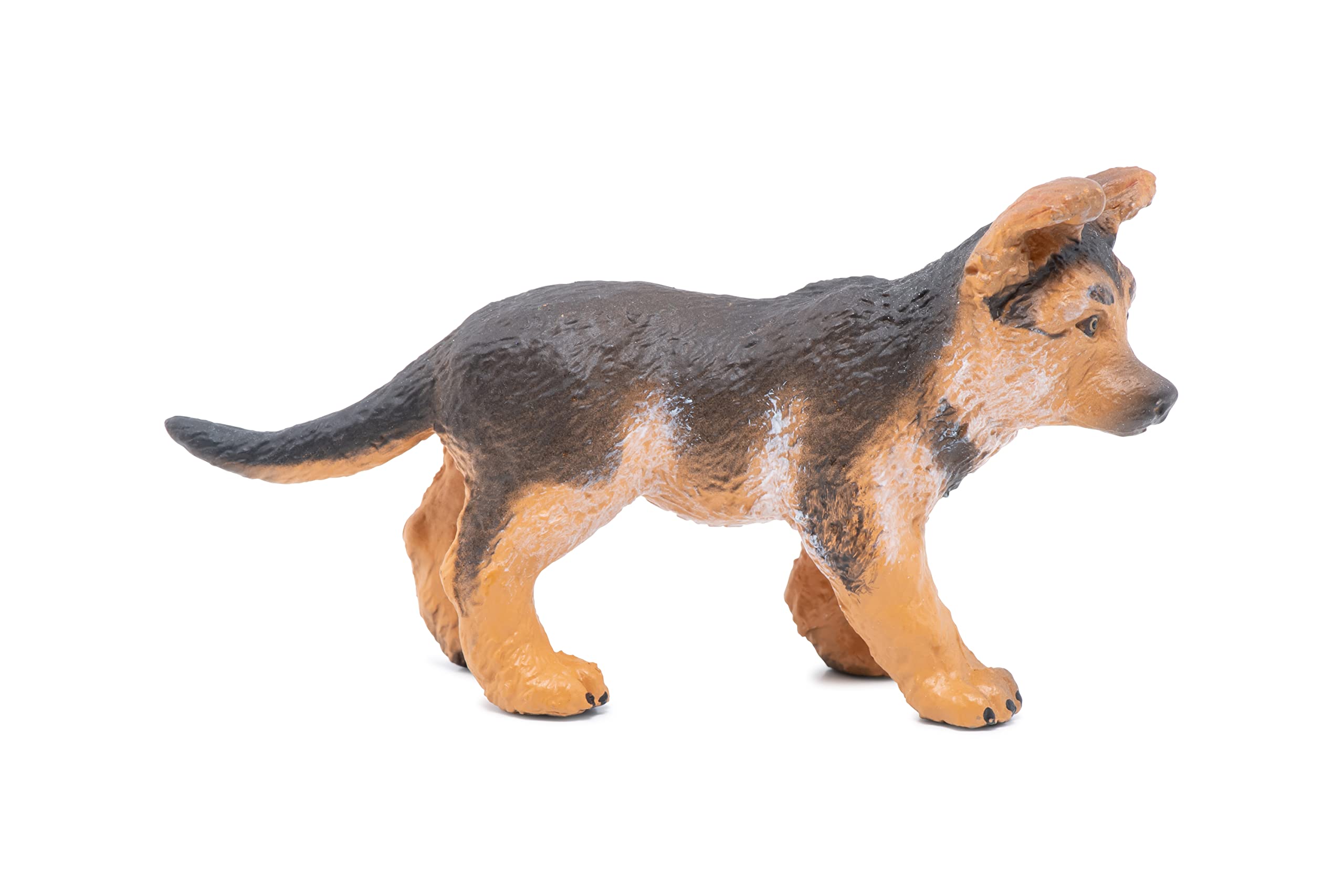 Papo - Realistic Baby German Shepherd Figure - Ages 3+ - Dogs And Cats Collection - Educational Play Young Pets - Gift Idea Toy for Girls and Boys