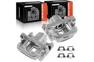 A-Premium Disc Brake Caliper Assembly with Bracket Compatible with Select Nissan Models - Rogue 2008-2013, Rogue Select 2014-