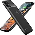DESTEK Battery Case Only for iPhone 11, Real 4500mAh Ultra Slim Portable Charging Case Protective Rechargeable Charger Case Compatible w/Wire Earphones (6.1 inch/Black)