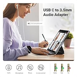 UGREEN USB C to 3.5mm Audio Adapter Type C Aux