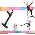 MARFULA Adjustable Balance Beam 8 ft Gymnastic Beam Adjustable Height for Kids and Teenage of All Gymnastic Levels, Gymnastic Training Beam Gymnastic Equipment for Athlete Home and Gym Club Use