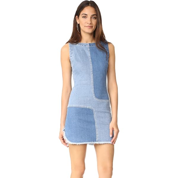 amanda uprichard denim mini dress Amanda Uprichard Gage Dress in Denim | Blue | Size XS