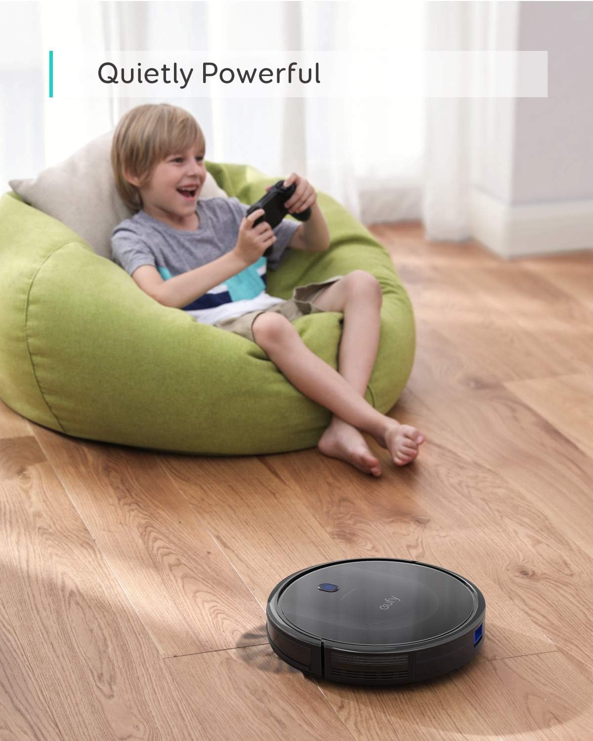 eufy by Anker, BoostIQ RoboVac 11S MAX, Robot Vacuum Cleaner, Super-Thin, 2000Pa Super-Strong Suction, Quiet, Self-Charging Robotic Vacuum Cleaner, Cleans Hard Floors to Medium-Pile Carpets, Black -
