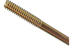 6 Inch Toilet Float Rod,1/4" Thread Brass Rod,Cut to Adjust the Length from 5 Inch to 6 Inch, Float Ball Valve Arms,Tank Ball