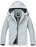 ELLSWOS Men's Waterproof Raincoat Lightweight Rain